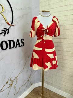 Vestido manga ciganinha